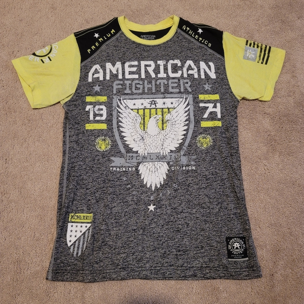 EUC American Fighter Neon Tee